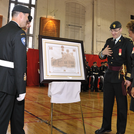 Visit of the Fusiliers Mont-Royal in Montréal