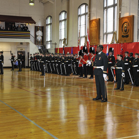 Visit of the Fusiliers Mont-Royal in Montréal