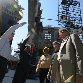 Visit of the Canadian Museum for Human Rights site