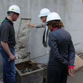 Visit of the Canadian Museum for Human Rights site