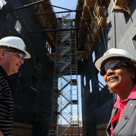 Visit of the Canadian Museum for Human Rights site