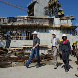Visit of the Canadian Museum for Human Rights site