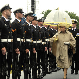 Arrivée de la Reine au Canada - Tournée royale 2010