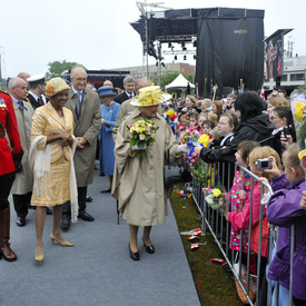 Arrival of the Queen to Canada - Royal Tour 2010