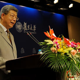 Visit and panel discussion at Fudan University 