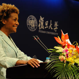 Visit and panel discussion at Fudan University 