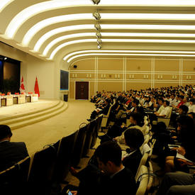 Visit and panel discussion at Fudan University 