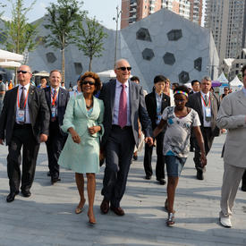 Visit to Espace Montréal at Shanghai Expo