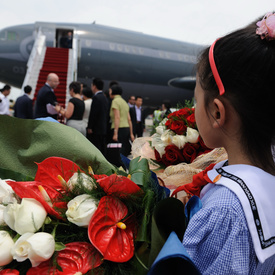 Arrival in Guangzhou