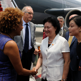 Arrival in Guangzhou