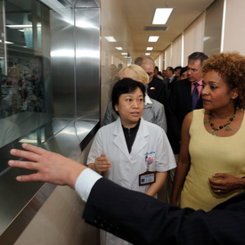 Visite au centre médical pour femmes et enfants de Guangzhou