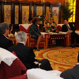 Meeting with a Sichuan Leader 