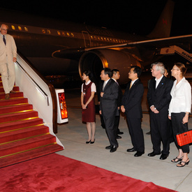 Arrival in Beijing