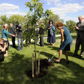 VISIT TO MANITOBA - Michaëlle Jean Park and tree planting ceremony
