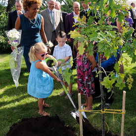 VISIT TO MANITOBA - Michaëlle Jean Park and tree planting ceremony