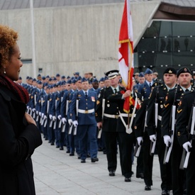 Parade militaire d'adieux des Forces canadiennes
