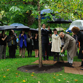 Tree Planting Ceremony at Rideau Hall