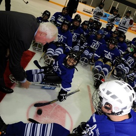 Meeting with Toronto Sledge Hockey Players