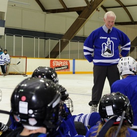 Rencontre avec des joueurs du Toronto Sledge Hockey