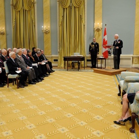 Cérémonie d'investiture de l'Ordre du Canada