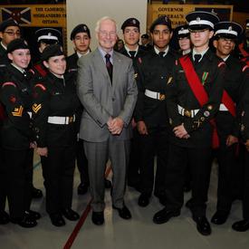 Visit to Members of the Governor General’s Foot Guards