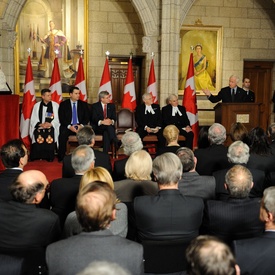 Unveiling of the Corbel of Her Majesty Queen Elizabeth II
