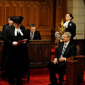 Royal Assent in the Senate Chamber