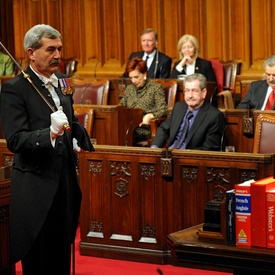 Royal Assent in the Senate Chamber