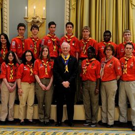 Honouring Members of the Association des Scouts du Canada