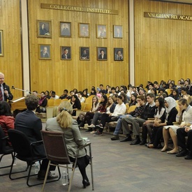 Visit to Vaughan Road Academy in Toronto
