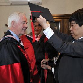 Conferral of Honorary Doctorate from Nanjing University