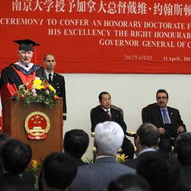 Conferral of Honorary Doctorate from Nanjing University