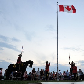 RCMP Canadian Sunset Ceremonies