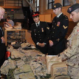 Visit to Two Historic Canadian Regiments in Montréal 