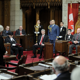 Royal Assent in the Senate Chamber