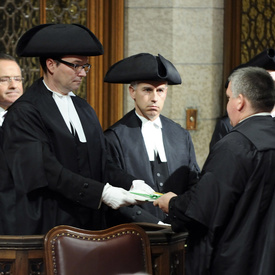 Royal Assent in the Senate Chamber