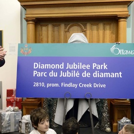 Dedication of Diamond Jubilee Park
