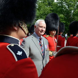 Inspection of the Ceremonial Guard