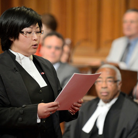 Royal Assent in the Senate Chamber