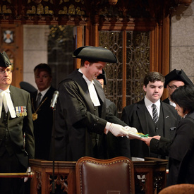 Royal Assent in the Senate Chamber