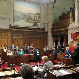 Royal Assent in the Senate Chamber