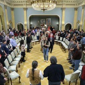 Ceremonial Meeting with First Nations Leaders