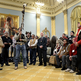Ceremonial Meeting with First Nations Leaders