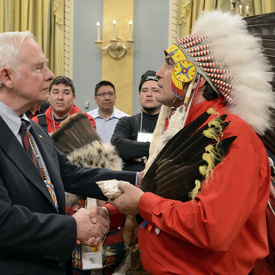 Ceremonial Meeting with First Nations Leaders