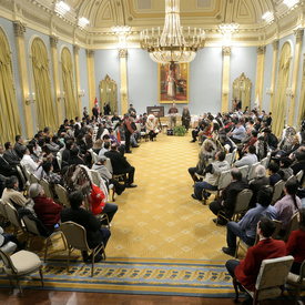 Ceremonial Meeting with First Nations Leaders
