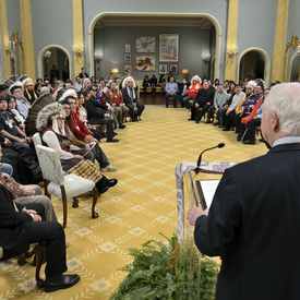 Ceremonial Meeting with First Nations Leaders