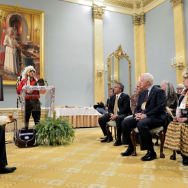 Ceremonial Meeting with First Nations Leaders