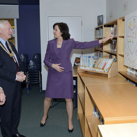 Unveiling of Turnbull School's Coat of Arms