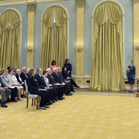 Cérémonie de remise du Prix pour l'entraide