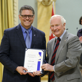 Cérémonie de remise du Prix pour l'entraide